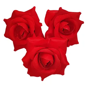 گل مصنوعی مدل گل رز بسته 3 عددی