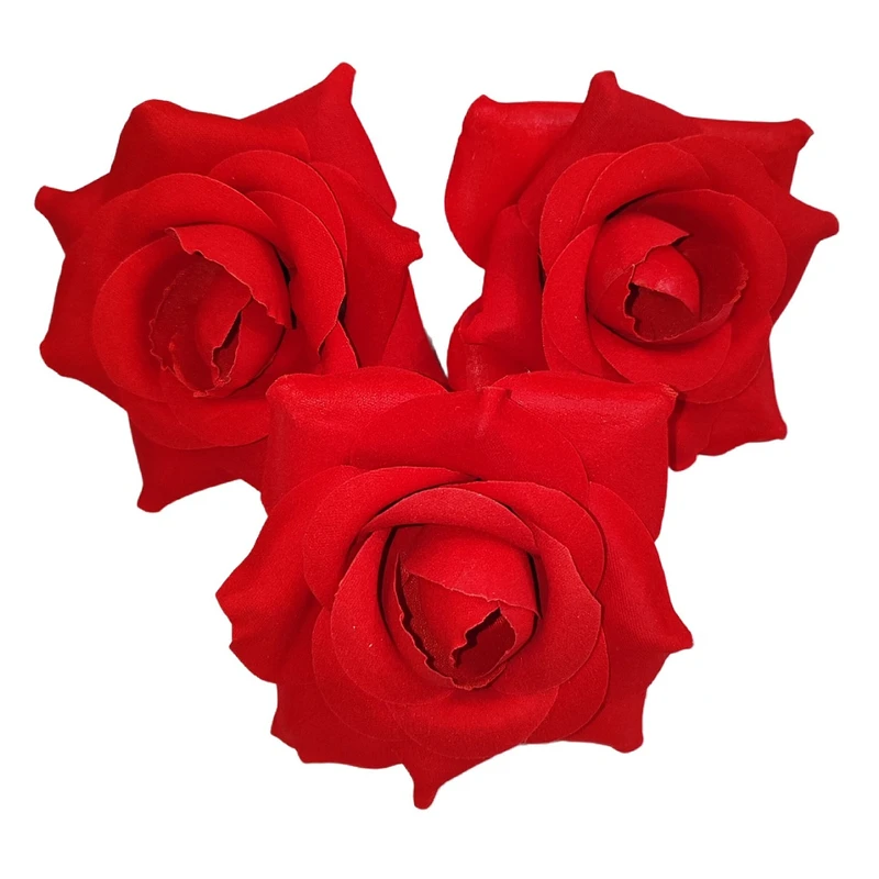 گل مصنوعی مدل گل رز بسته 3 عددی