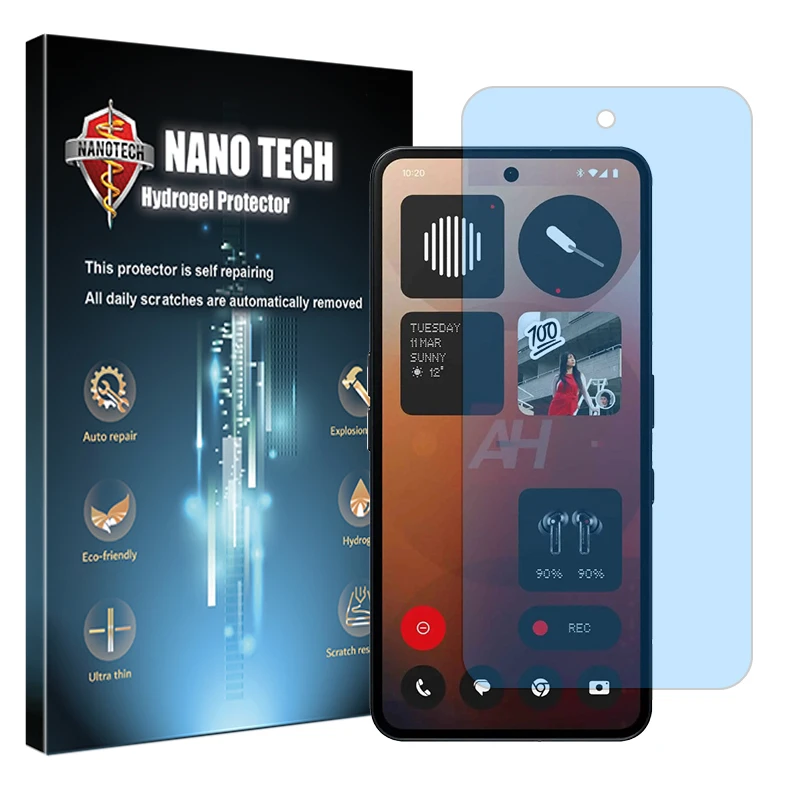 محافظ صفحه نمایش آنتی بلو نانو تک مدل Eye Care مناسب برای گوشی موبایل ناتینگ Phone 3a Pro