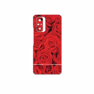 MAHOOT Red-Flower Cover Sticker for Xiaomi Redmi Note 10 Pro Max