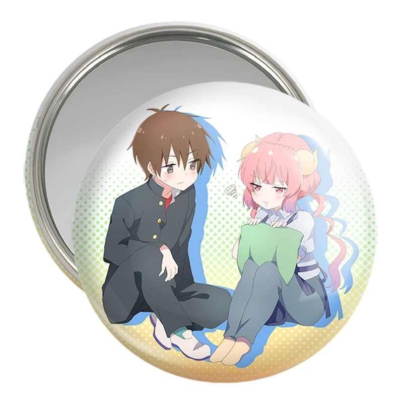 آینه جیبی خندالو مدل ایلولو و آیدا انیمه اژدهای خدمتکار کوبایاشی کد 36298