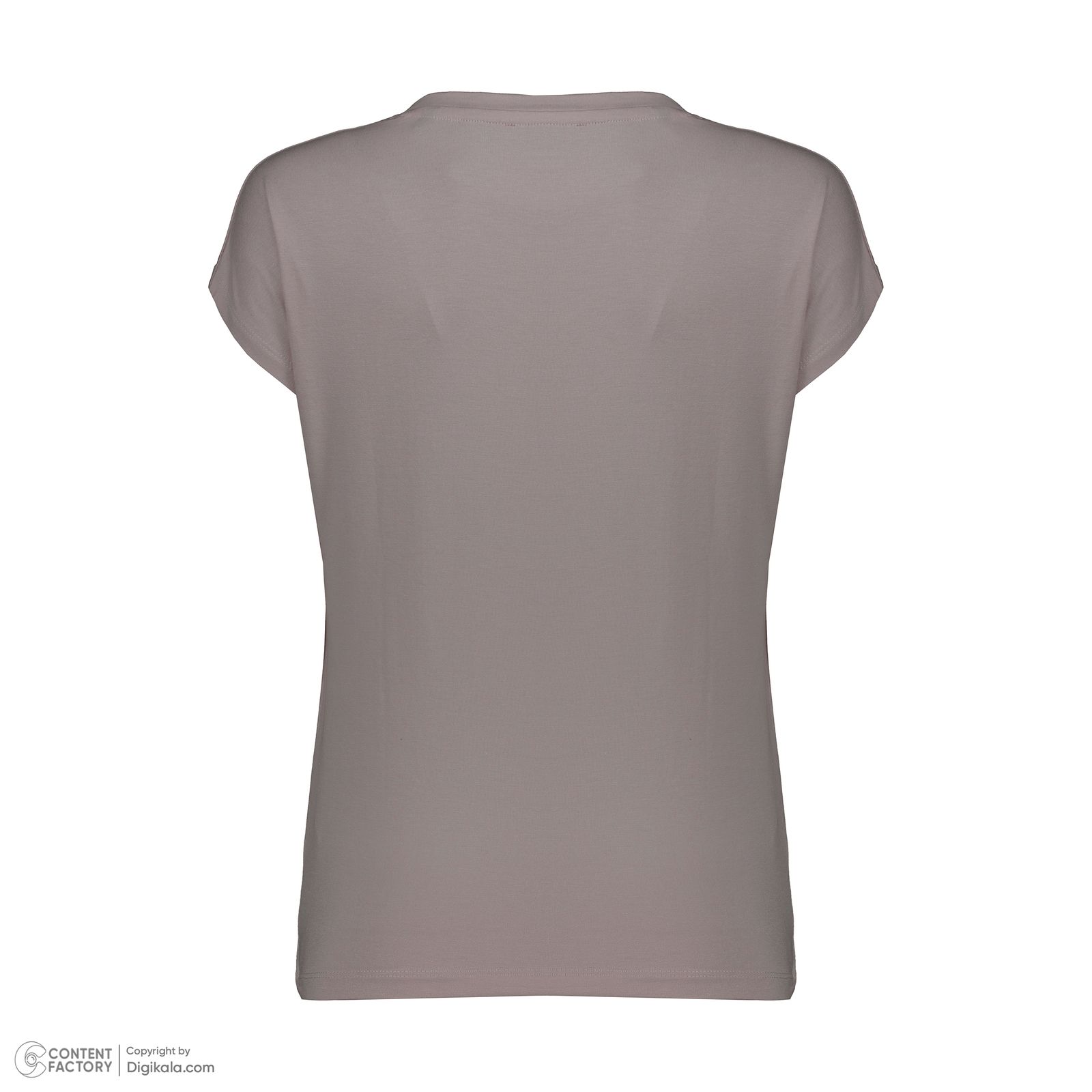 تی شرت آستین کوتاه زنانه نیزل مدل 0124-004 رنگ طوسی -  - 4