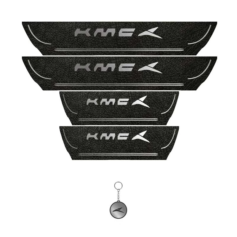 برچسب پارکابی خودرو لندمون کد LPt014 MS مناسب برای کی ام سی مجموعه 4 عددی به همراه جا کلیدی