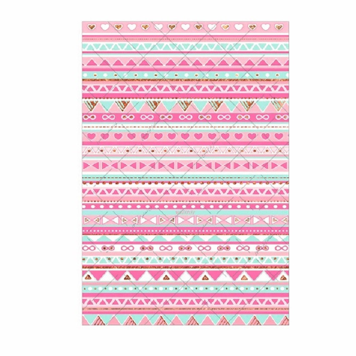 برچسب مدل برش نخورده طرح اسکرپ بوک واشی کد 4