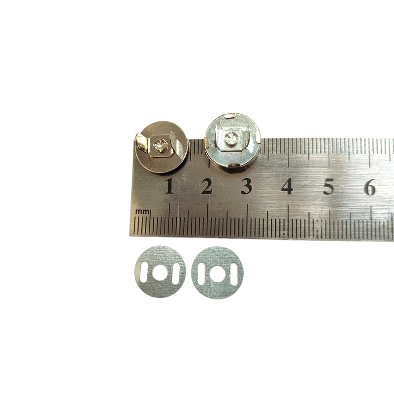 دکمه آهنربایی مدل 1.5CM-Steel بسته 6 عددی