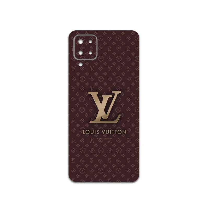 برچسب پوششی ماهوت مدل LOUIS-VUITTON-Logo مناسب برای گوشی موبایل سامسونگ Galaxy F12