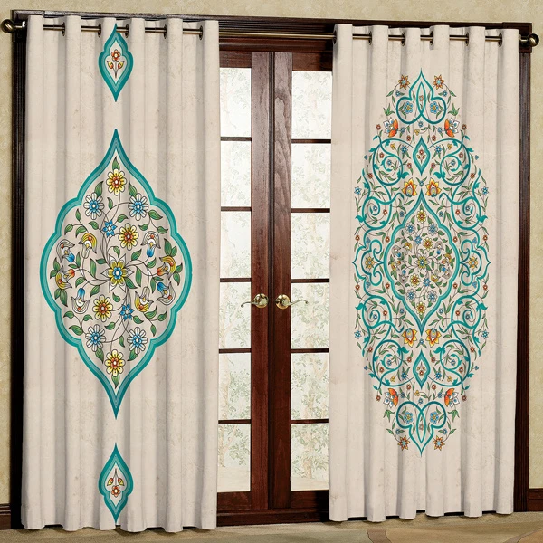 پرده مدل مخمل پانچی کد 6692 سایز 280x140 سانتی متر
