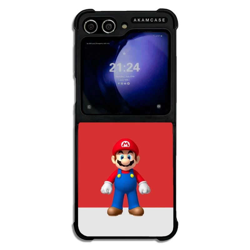 کاور آکام مدل AMC-WSGZFLIP5-SUPER MARIO2 مناسب برای گوشی موبایل سامسونگ Galaxy Z Flip 5