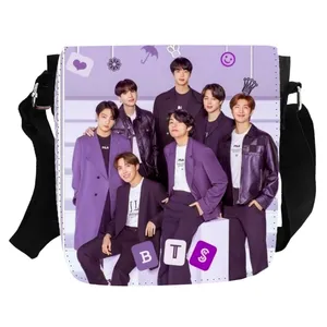 کیف رودوشی دخترانه مدل بی تی اس BTS ARMY کد KD-311