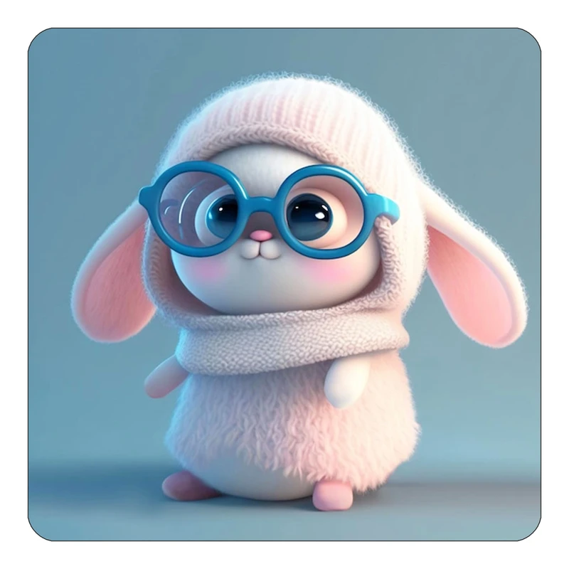 مگنت کاکتی طرح حیوانات کارتونی مدل mp27862