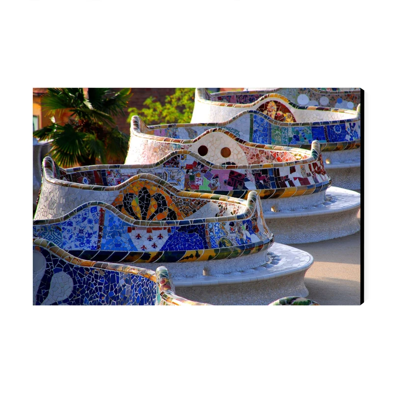 تابلو شاسی عرش طرح گردشگری اسپانیا مدل پارک گوئل کد As6399