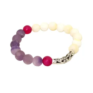 دستبند نقره زنانه طرح جیکالی کد BW-001