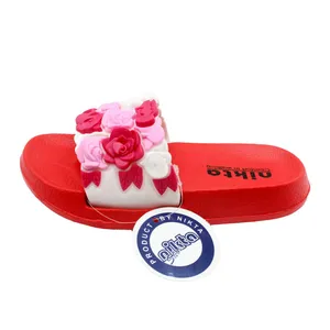 دمپایی دخترانه نیکتا مدل گل کد 01-397