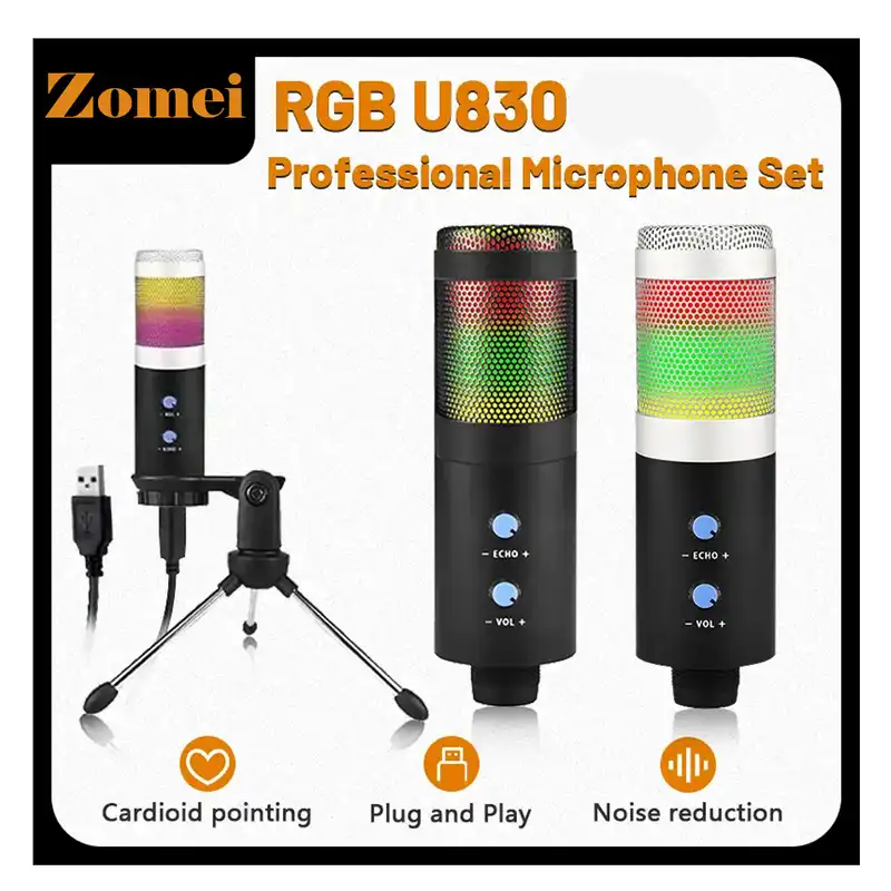 میکروفن کندانسر زومی مدل RGB Condenser U830