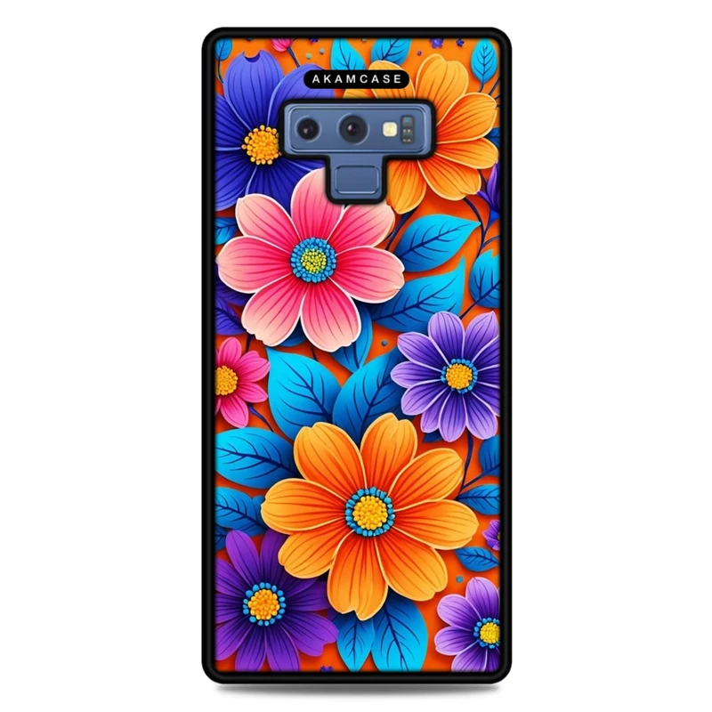 کاور آکام مدل AMC-WSGN9-FLOWERS-39 مناسب برای گوشی موبایل سامسونگ Galaxy Note 9