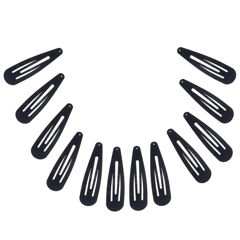 گیره مو مدل تق تقی کد Y7221 بسته 12 عددی