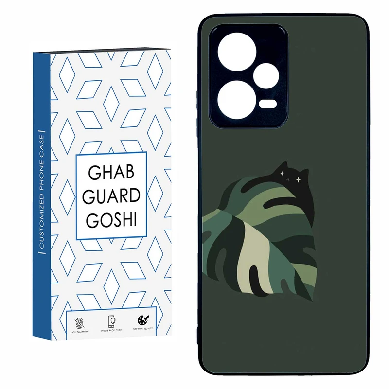 کاور قاب گارد گوشی طرح گربه کد TPU-048 مناسب برای گوشی موبایل شیائومی  REDMI NOTE 12 PRO 5G