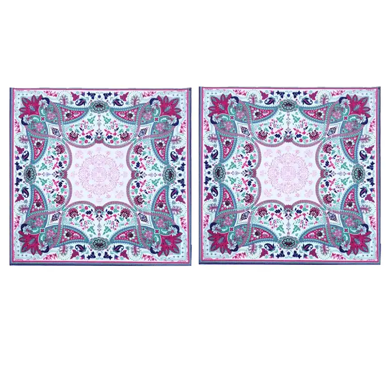 رومیزی مخمل مدل ارغوان بسته 2 عددی