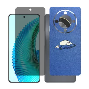 Glass together model privacy screen protector suitable for Honor X9b mobile phone with back cover sticker