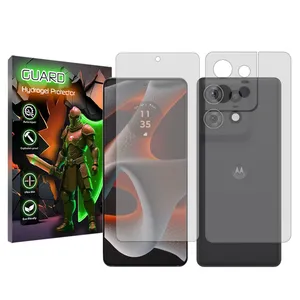 Guard transparent screen protector suitable for Motorola Edge 50 Pro Mobile phone with back protector
