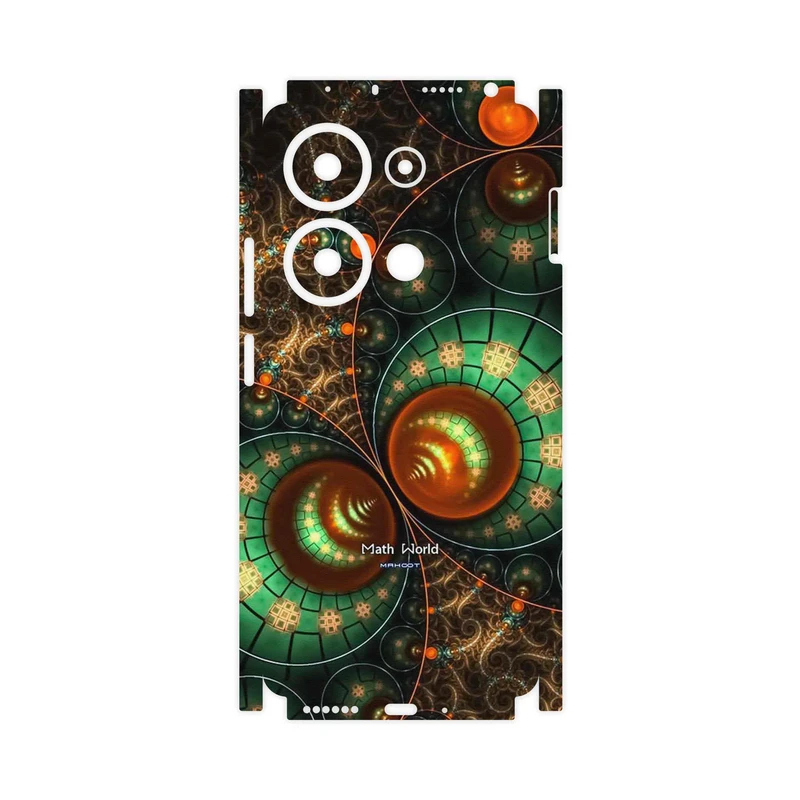 برچسب پوششی ماهوت مدل Mathematical Geometric Shape 3-FullSkin مناسب برای گوشی موبایل شیائومی Poco M6 Pro 4G