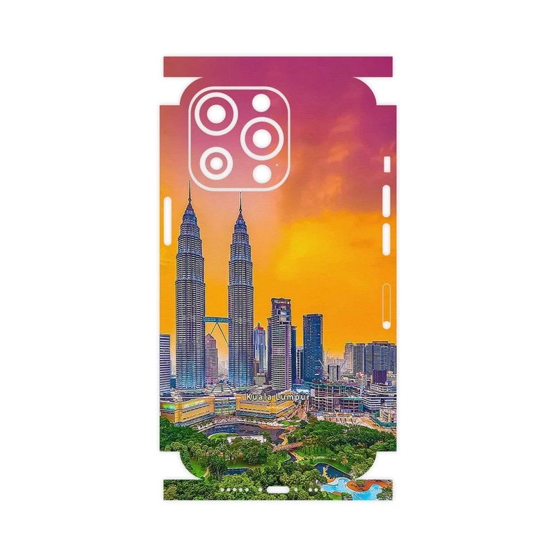 برچسب پوششی ماهوت مدل City of Kuala Lumpur-FullSkin مناسب برای گوشی موبایل اپل iphone 13 Pro