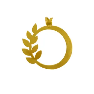 آویز گردنبند طلا 18 عیار زنانه مدل زیتون