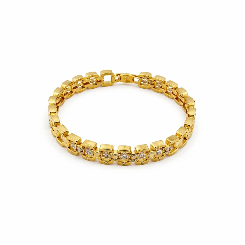 دستبند زنجیری زنانه مدل استیل AL-6