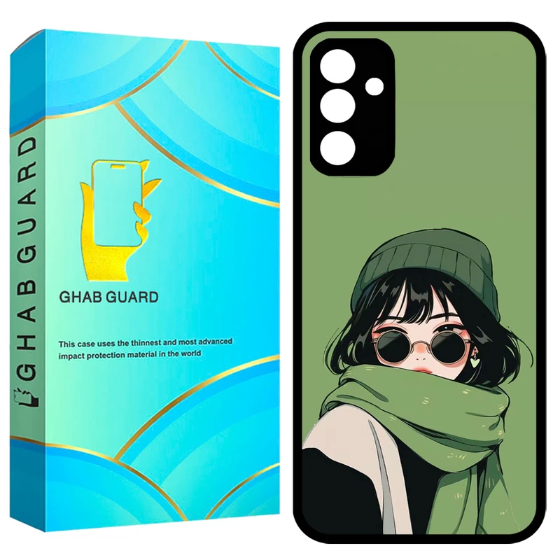 کاور قاب گارد طرح دختر مدل GCHPA34 مناسب برای گوشی موبایل سامسونگ Galaxy A34 5G