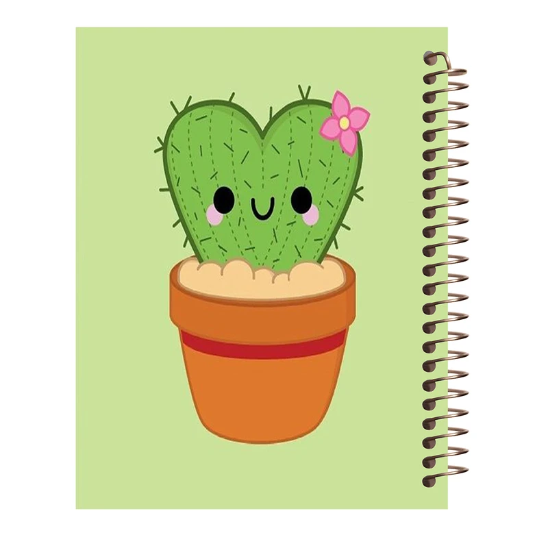 دفتر زبان 60 برگ طرح کاکتوس کد L242