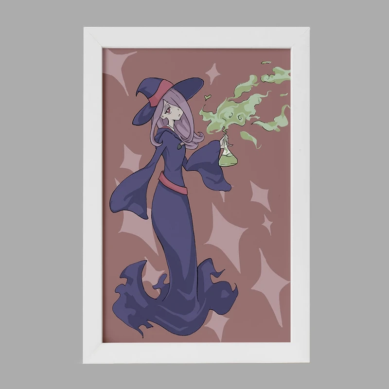 تابلو خندالو مدل سوسی انیمه جادوگران کوچک Little Witch Academia  کد 22851
