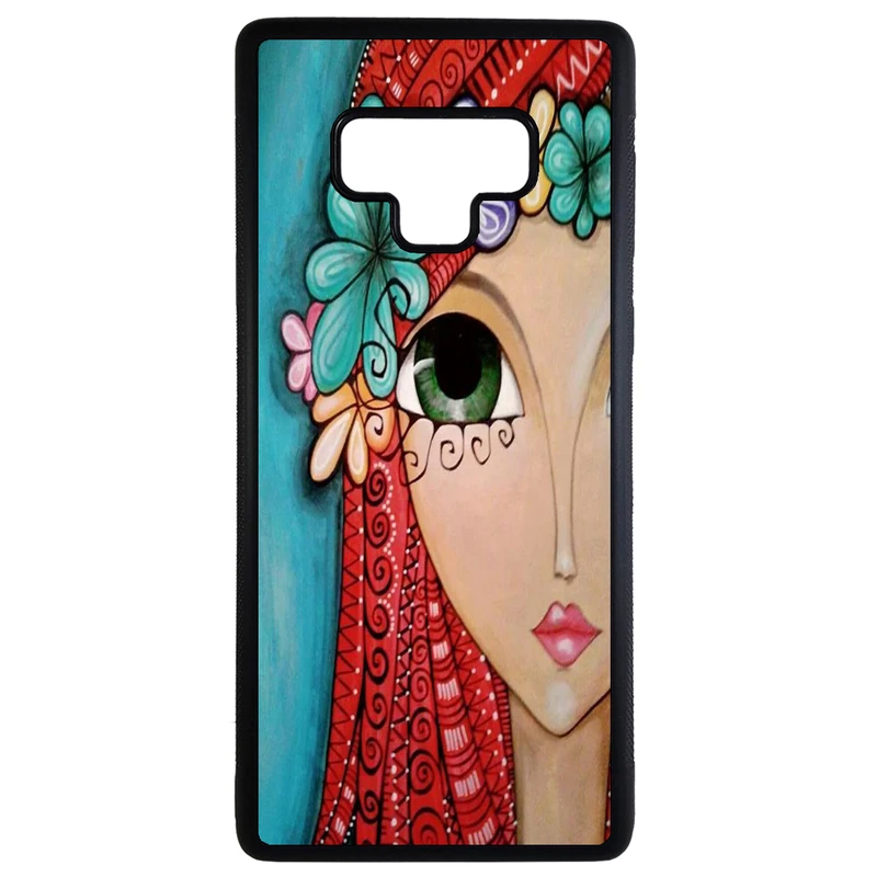 کاور طرح دخترانه کد 110395 مناسب برای گوشی موبایل سامسونگ galaxy note 9