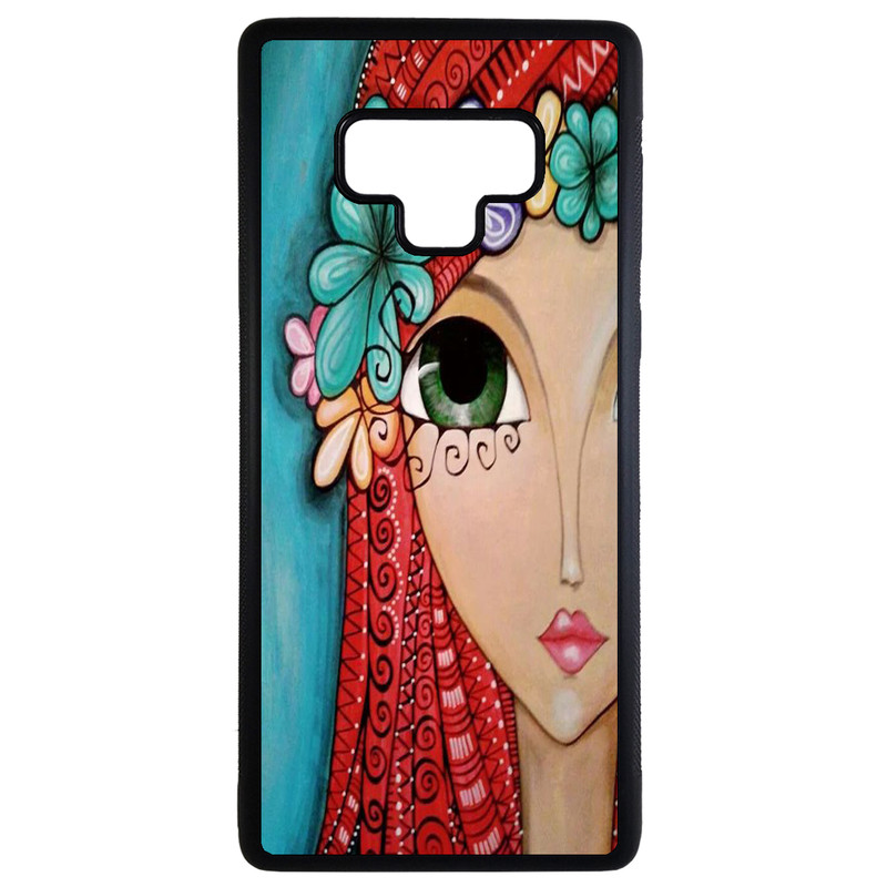 کاور طرح دخترانه کد 110395 مناسب برای گوشی موبایل سامسونگ galaxy note 9