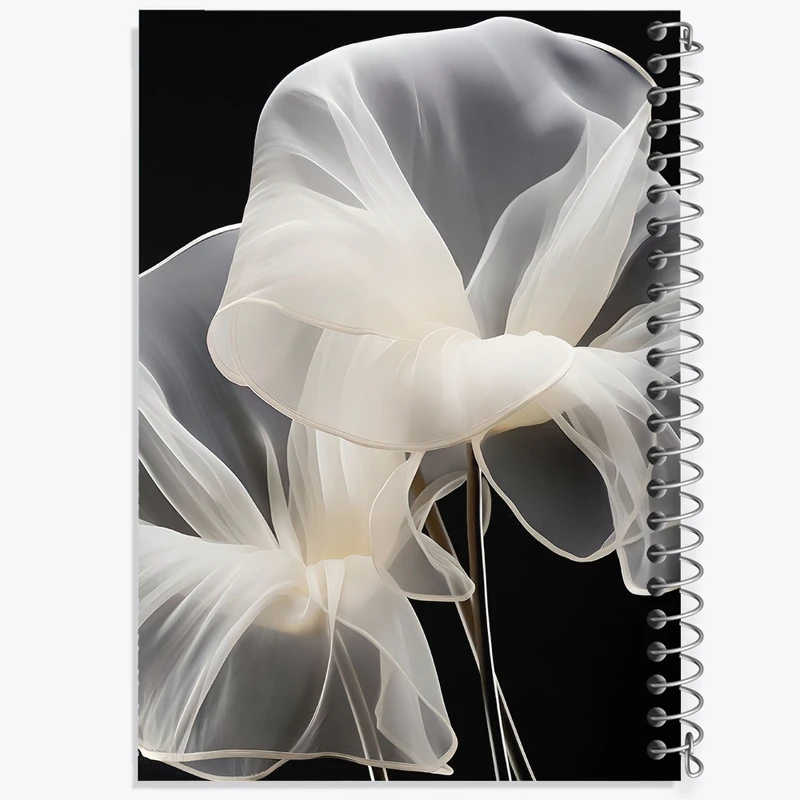 دفتر مشق 100 برگ خندالو طرح گل کد N5868