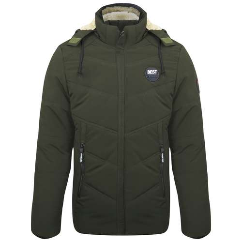 کاپشن مردانه مدل ستاک کد Da-Km-Az-3D-Sa 3003 رنگ سبز 