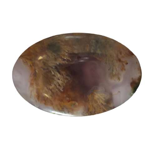 سنگ عقیق شجر مدل بهاری هفت رنگ تراش دورو کد A6056