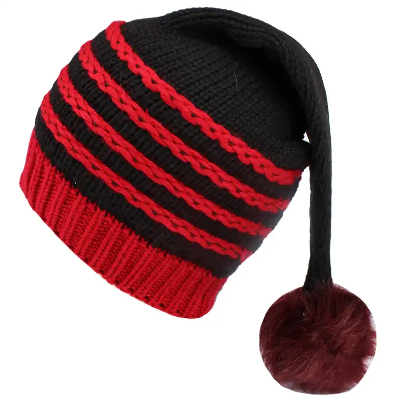 کلاه بافتنی بچگانه طرح شیطونی مدل LUX_08