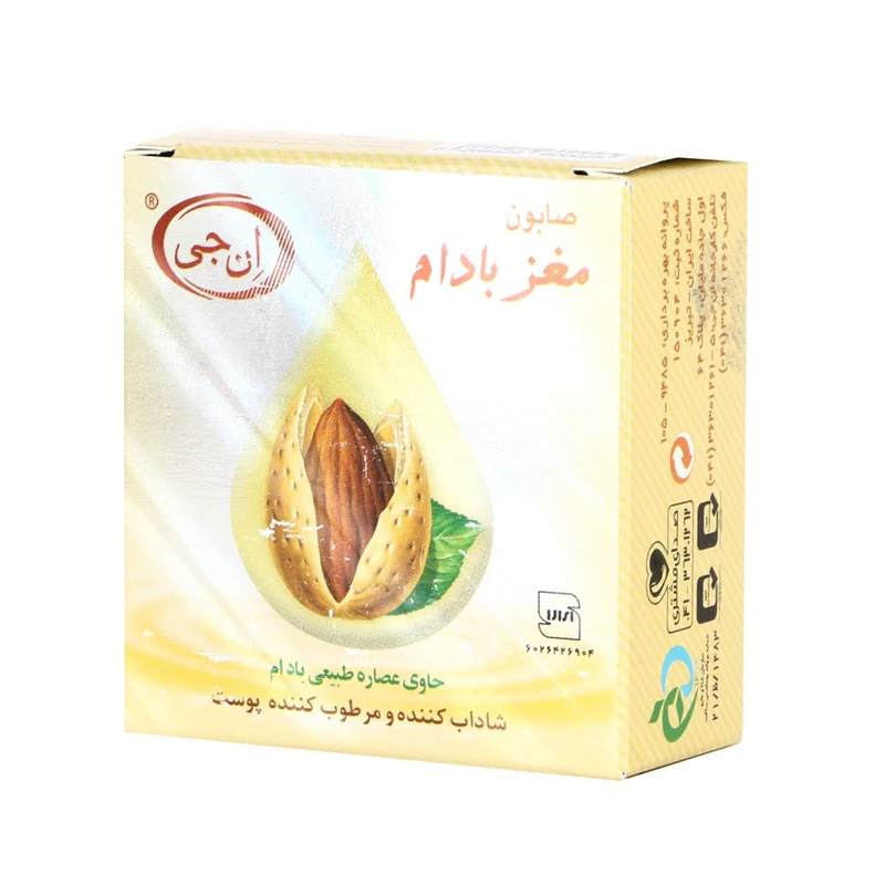 صابون شستشو ان جی مدل Almond وزن 50 گرم