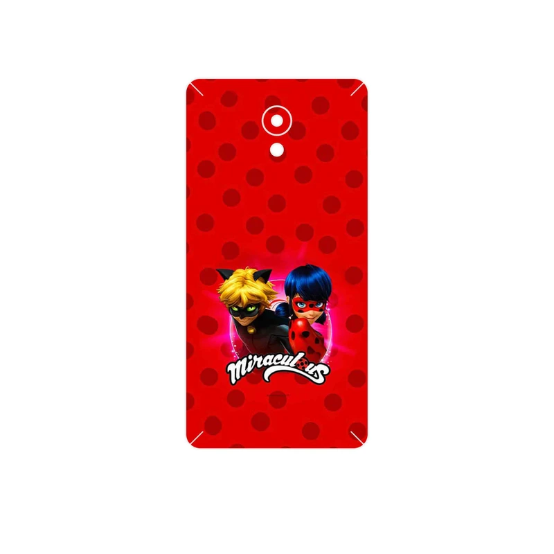 برچسب پوششی ماهوت مدل Ladybug and Cat Noir مناسب برای گوشی موبایل لنوو Vibe P2