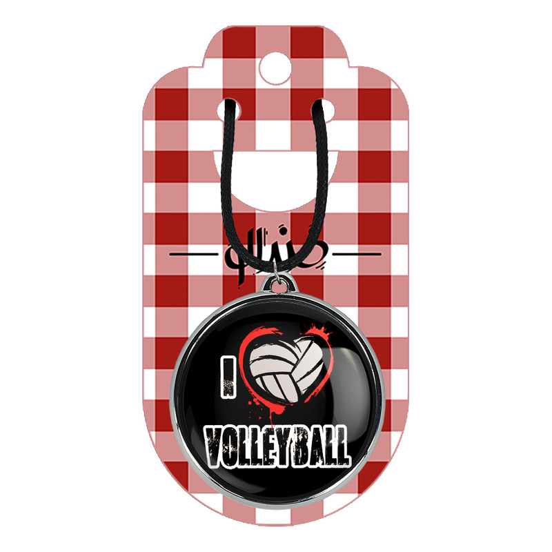 گردنبند خندالو مدل والیبال Volleyball کد 2642626424