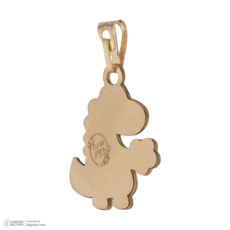 آویز گردنبند طلا 18 عیار دخترانه طلای مستجابی مدل 55114