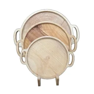 تخته سرو مدل چوبی مجموعه 3 عددی به همراه استند