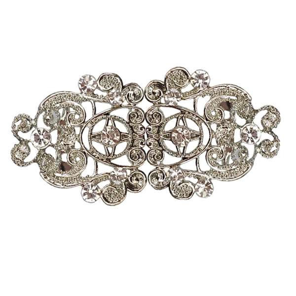 گل سینه زنانه مدل شاپرک کد 017