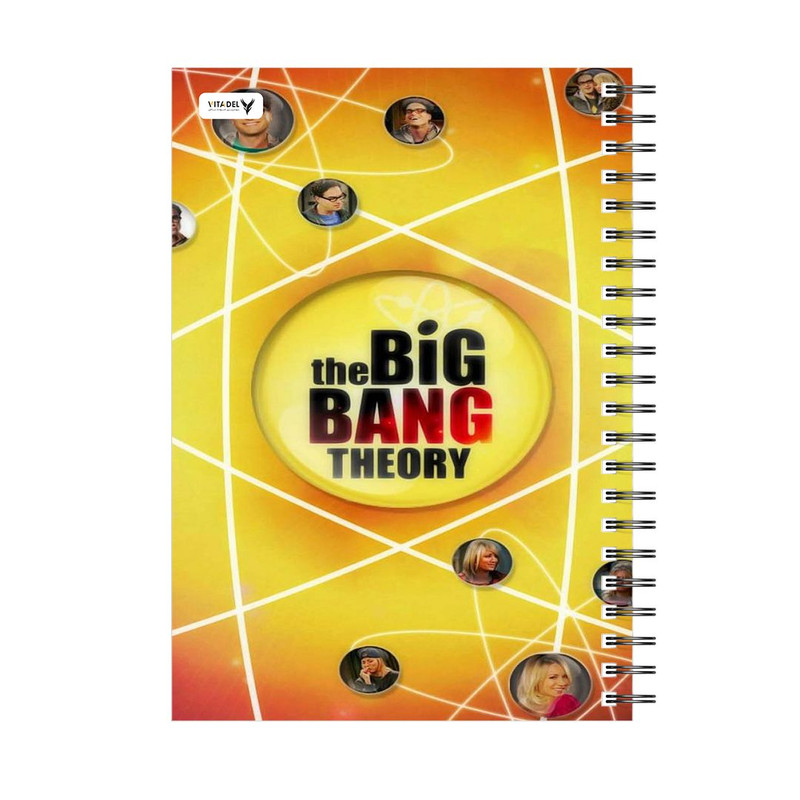 دفتر 120 برگ ویتادل طرح بیگ بنگ تئوری مدل 9