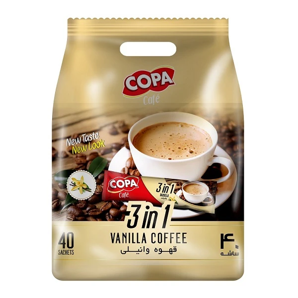 کافی میکس وانیلی کوپا - 18 گرم بسته 40 عددی