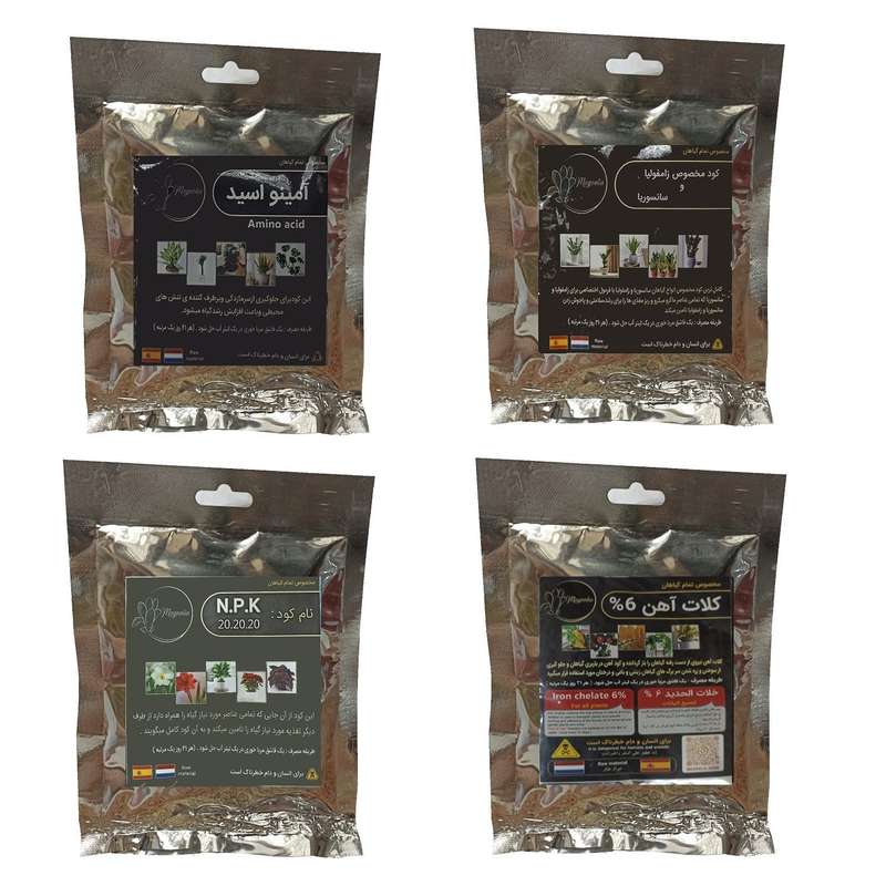 امینو اسید و کود زاموفیلیا و سانسوریا و کود کامل 20-20-20 و کلات آهن مدل raw material وزن 200 گرم امینو اسید و کود زاموفیلیا و سانسوریا و کود کامل 20-20-20 و کلات آهن مدل raw material وزن 200 گرم