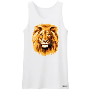 تاپ مردانه مدل LION کد TT02 رنگ سفید