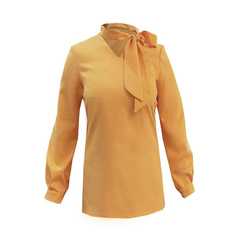 بلوز زنانه مدل یقه کراواتی مدل N