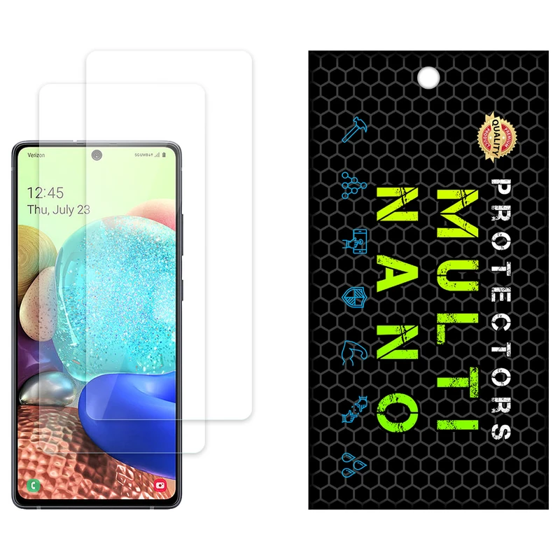 محافظ صفحه نمایش مولتی نانو مدل X-S2N مناسب برای گوشی موبایل سامسونگ Galaxy A71 5G UW بسته دو عددی