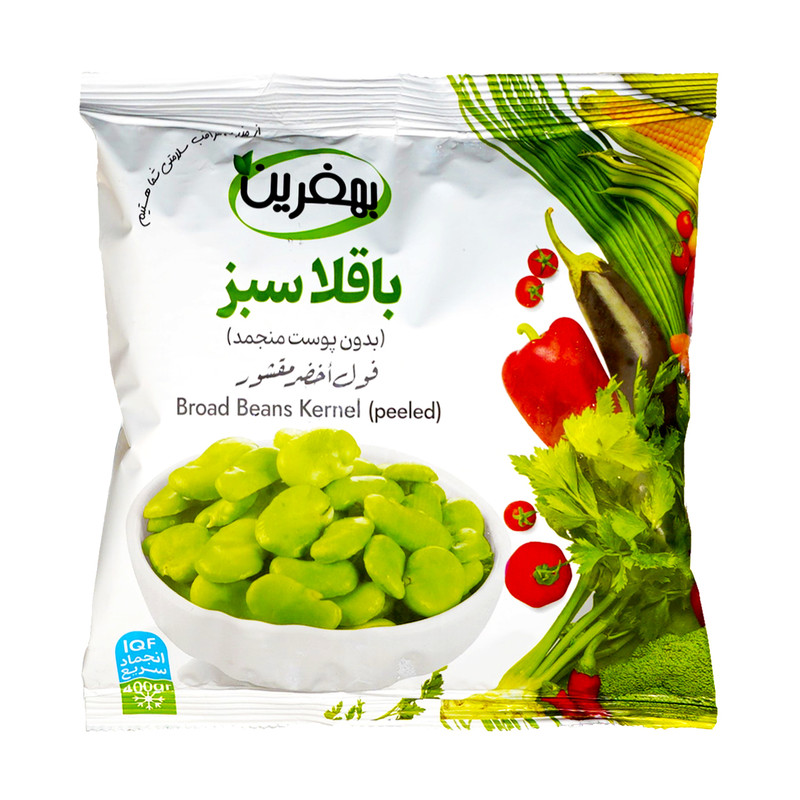 باقلا سبز منجمد بهفرین - 400 گرم